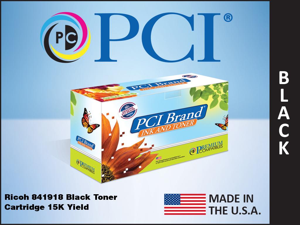 PCI Ricoh 841918 Black Toner Cartridge