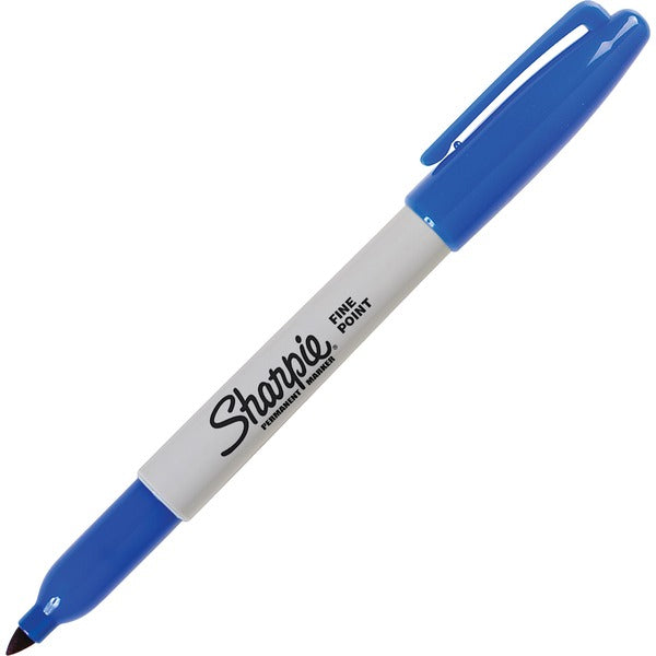 Newell Brands Sharpie¨ 30003 Pen-Style Permanent Marker, Blue, Fine, Liquid