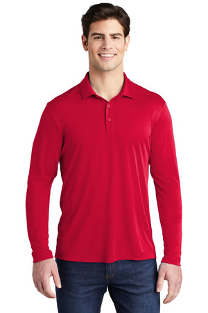 Sport-Tek   Posi-UV  Pro Long Sleeve Polo. ST520LS