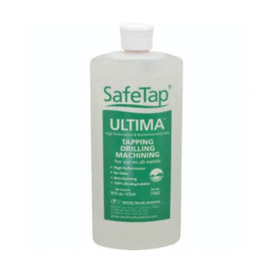 SafeTapª 71952 SafeTap Ultima High Performance Tapping Fluid, 16 oz Bottle, Mild, Liquid, Colorless Transparent