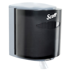 Scott¨ 09989 Center Pull Towel Dispenser, 11.9 in OAL, Wall Mount, ABS Plastic, Import