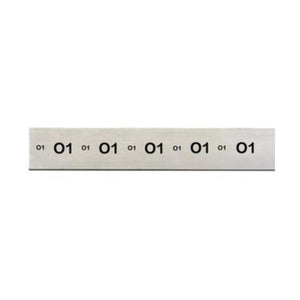 Starrett¨ 54125 496 Precision Ground Standard Tolerance Flat Stock, O1 Oil Hardened Steel, 18 in L x 3 in W x 3/8 in THK