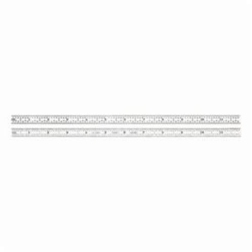 Starrett¨ C316R-12 Precision Rule, Imperial Measuring System, Graduations 16R - Quick-Reading 32nds, 64ths, Aircraft Quick-Reading 50ths and 100ths, Full-Flexible Steel, Satin Chrome