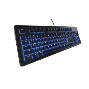 SteelSeries Apex 100 Gaming Keyboard - Tactile & Silent - Blue LED Backlit