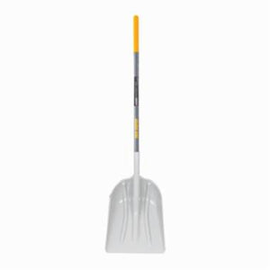 True Temper¨ 1680100 Scoop Shovel, 48 in L Handle, ABS Poly Blade, Hardwood Handle