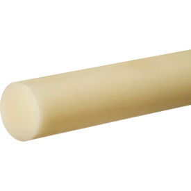 USA Sealing PTFE Rod 12"L x 1/2" Dia, Off-White, Glass-Filled