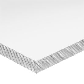 USA Sealing Polycarbonate Sheet 24"L x 24"W x 1/16" Thick, Clear, Scratch & UV Resistant