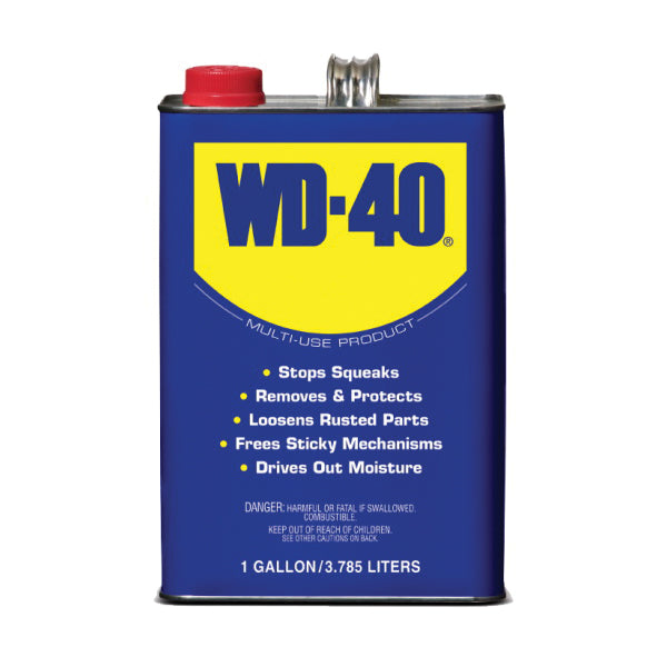 WD-40¨ 490118 Multi-Use Lubricant, 1 gal Can, Liquid Form, Light Amber, 0.8