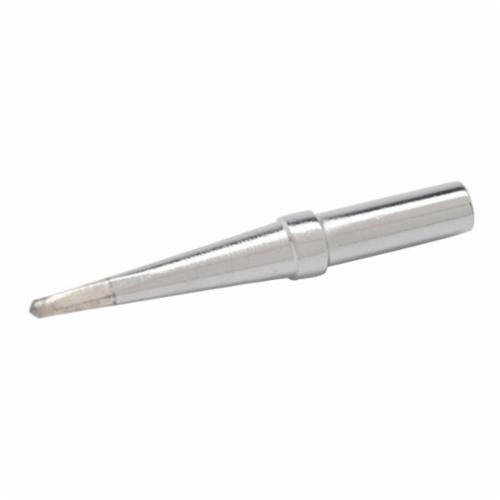 Weller¨ ETL ET Series Long Screwdriver Tip With Lead Free Solder, For Use With PES50/51 and EC1201 Series Soldering Pencil, 1.98 mm OD x 0.69 mm THK, 25.4 mm Reach/Length, Copper, Chromium/Iron/Nickel Plated