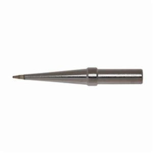 Weller¨ ETO ET Series Long Conical Soldering Tip, For Use With PES51 Soldering Pencil, EC1201A and EC1201AFE Soldering Irons, 25.4 mm L x 0.8 mm W x 1.12 mm THK, Copper, Chromium/Iron/Nickel Plated