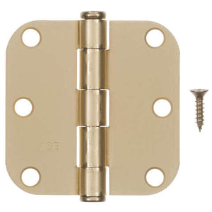 Ace 3-1/2 in. L Satin Brass Residential Door Hinge 3 pk