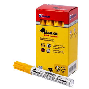 C.H. Hanson Yellow Valve Tip Paint Marker 1 pk