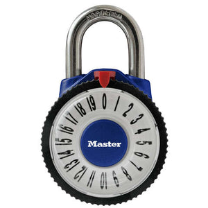 Master Lock 2.125 in. W Metal 3-Dial Combination Padlock