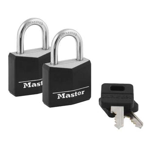 Master Lock 1 in. H X 5/16 in. W X 1-3/16 in. L Steel Double Locking Padlock Keyed Alike