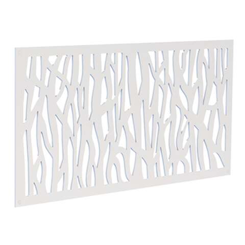 Barrette Outdoor Living Sprig 2 ft. W X 4 ft. L White Polymer Screen Panel