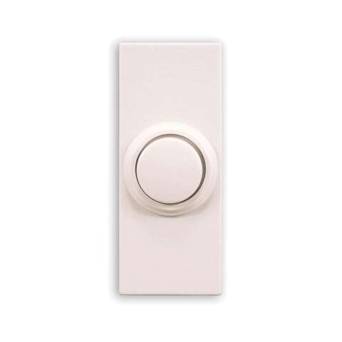 Heath Zenith Plastic Wireless Pushbutton Doorbell