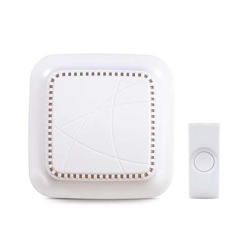 Heath Zenith White Plastic Wireless Door Chime Kit