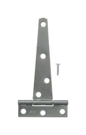 Ace 5 in. L Zinc-Plated Light Duty T Hinge 2 pk