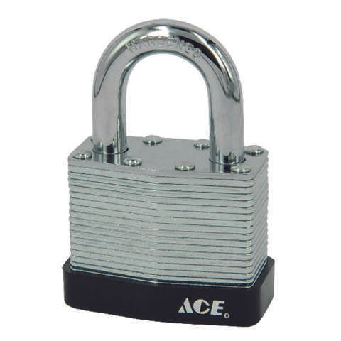 Ace 1-5/16 in. H X 1-9/16 in. W X 7/8 in. L Steel Double Locking Padlock Keyed Alike