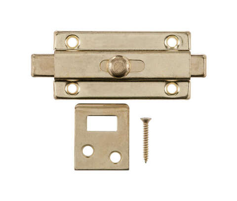 Ace Bright Brass Brass Slide Bolt