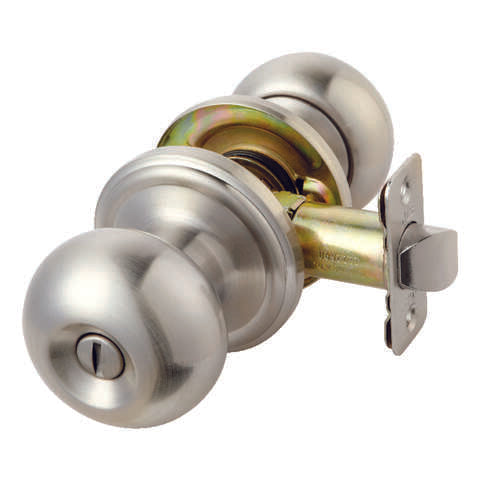 Ace Colonial Satin Nickel Privacy Lockset 1-3/4 in.