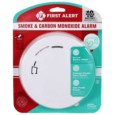 First Alert Battery-Powered Photoelectric Smoke and Carbon Monoxide Detector