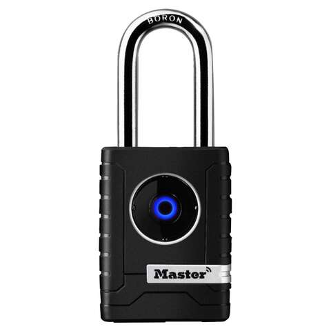 Master Lock 5-5/16 in. H X 1-1/16 in. W X 2-7/32 in. L Metal Single Locking Bluetooth Weather-Resist