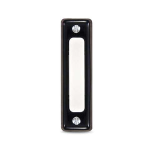 Heath Zenith Black Plastic Wired Pushbutton Doorbell