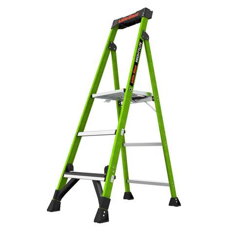 Little Giant 5 ft. H Fiberglass Step Ladder Type IAA 375 lb. capacity