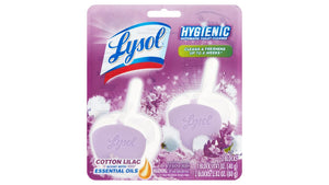 Lysol Cotton Lilac Scent With Essential Oils Automatic Toilet Cleaner
