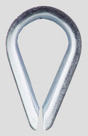 Campbell Galvanized Zinc Wire Rope Thimble 1/8 in. L