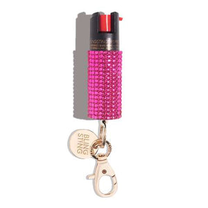 Blingsting Pink Plastic Pepper Spray