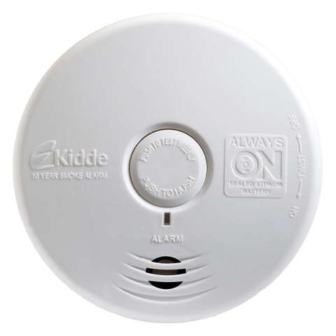 Kidde Worry-Free Battery-Powered Photoelectric Smoke Detector