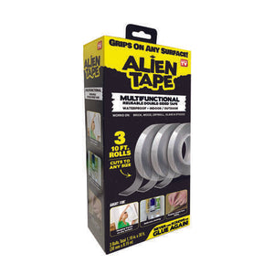 Alien Tape 10 ft. L Double Sided Tape Clear