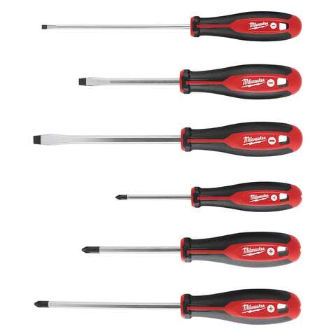 Milwaukee Phillips/Slotted Screwdriver Kit 6 pc