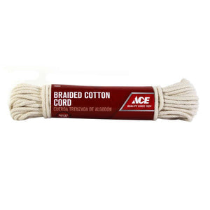 Ace 9/64 in. D X 48 ft. L Natural Braided Cotton Cord