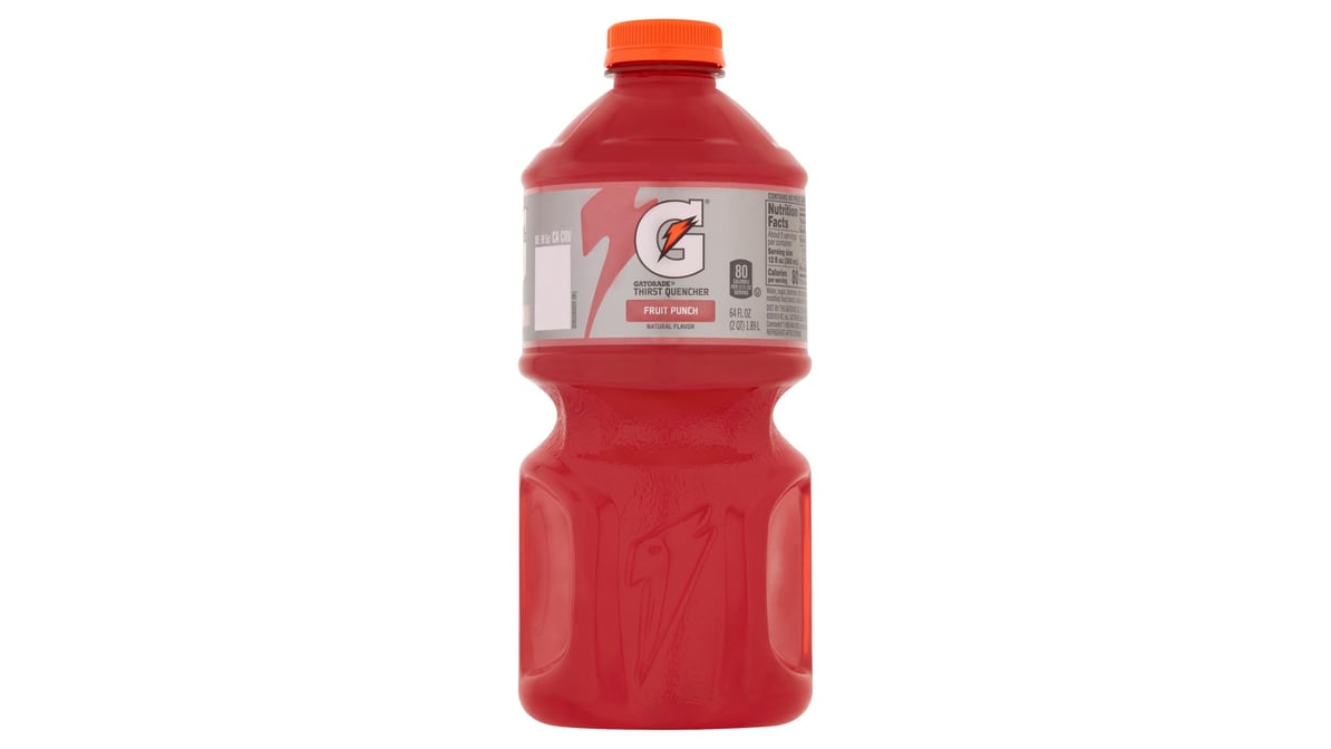 Gatorade Thirst Quencher Fruit Punch Drink Bottle (64 Oz)