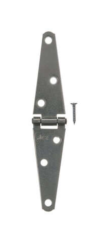 Ace 3 in. L Zinc-Plated Light Duty Strap Hinge 2 pk