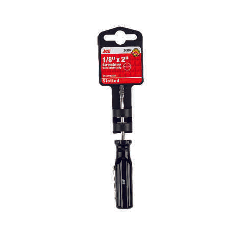 Ace 1/8 in. X 2 in. L Slotted Screwdriver 1 pc