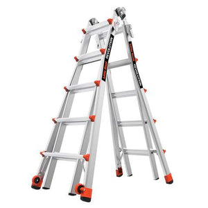 Little Giant 21.17 ft. H Aluminum Telescoping Multi-Position Ladder Type IA 300 lb. capacity