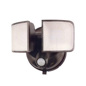 Halo Motion-Sensing Battery Powered LED Bronze Floodlight