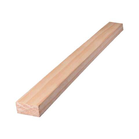 Alexandria Moulding 1 in. X 2 in. W X 8 ft. L Pine Furring Strip #2/BTR Premium Grade