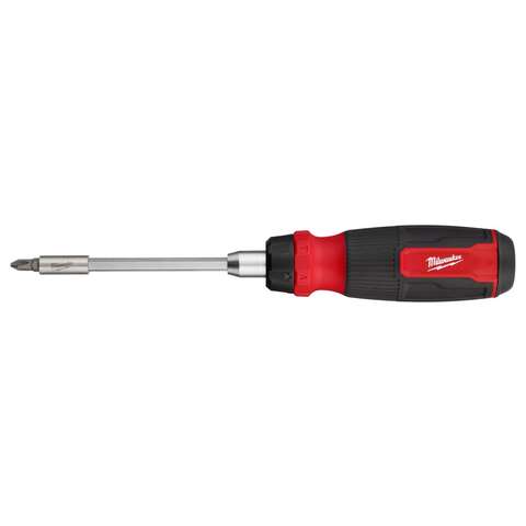 Milwaukee Hex Shank 14-in-1 Ratcheting Multi-Bit Screwdriver 10.12 in. 1 pc