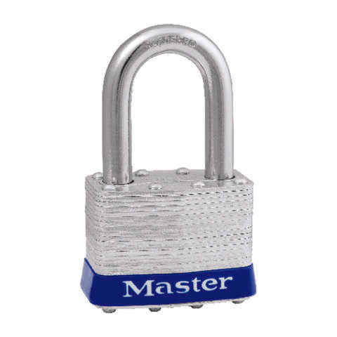 Master Lock 1-1/2 in. H X 1-1/8 in. W X 2 in. L Steel Pin Tumbler Padlock Keyed Alike