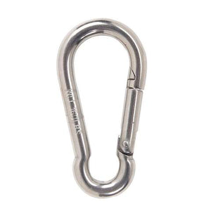 Campbell 0.25 in. D X 2.38 in. L Polished Stainless Steel Spring Snap 160 lb