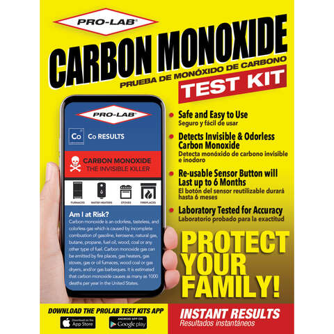 Pro-Lab Carbon Monoxide Test Kit 1 pk