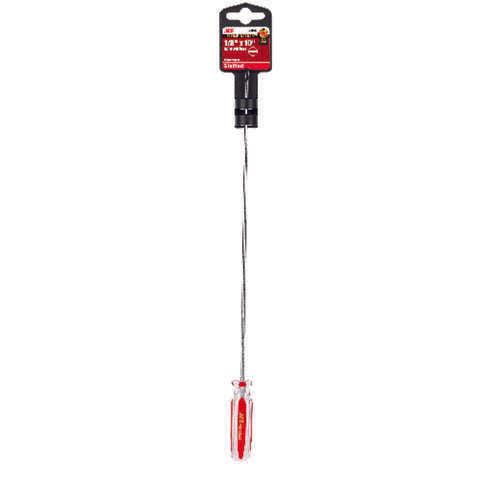 Ace 1/8 in. X 10 in. L Slotted Screwdriver 1 pc