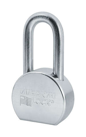 American Lock 2-1/2 in. W Steel Pin Tumbler Padlock