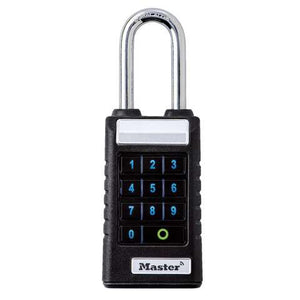 Master Lock ProSeries 6.47 in. H X 1.71 in. W X 2.43 L Metal Single Locking Bluetooth Weather-Resis