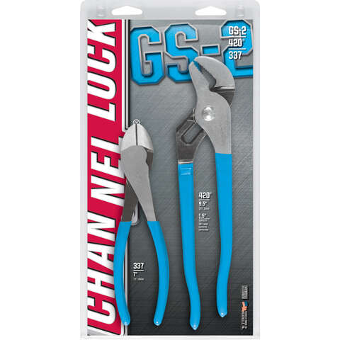 Channellock 2 pc Carbon Steel Pliers Set